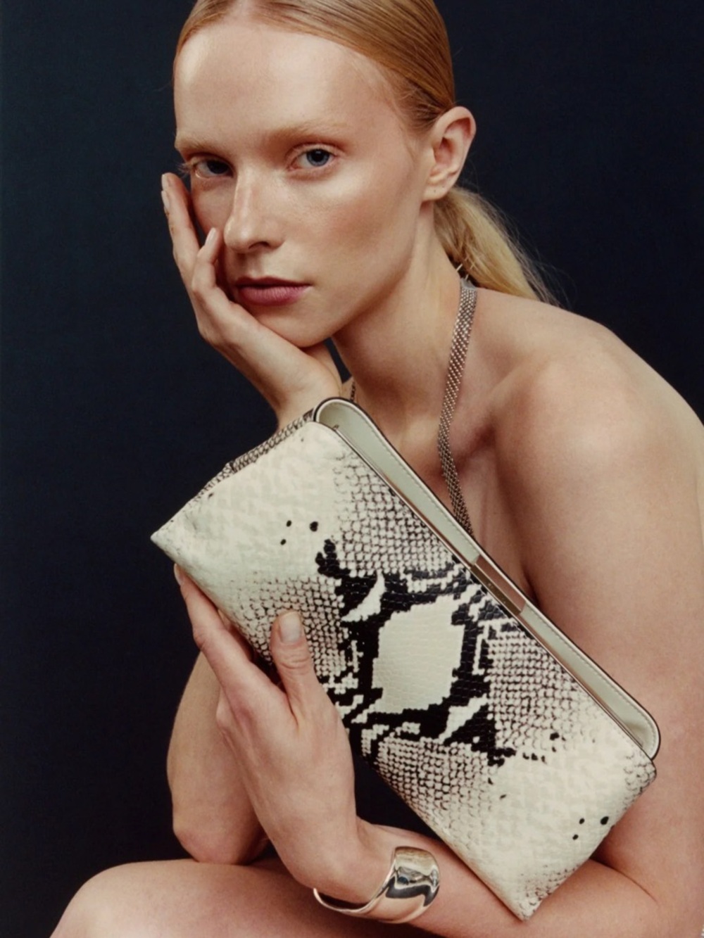 VERAFIED Python Éclair Bag - Picture 6 of 15